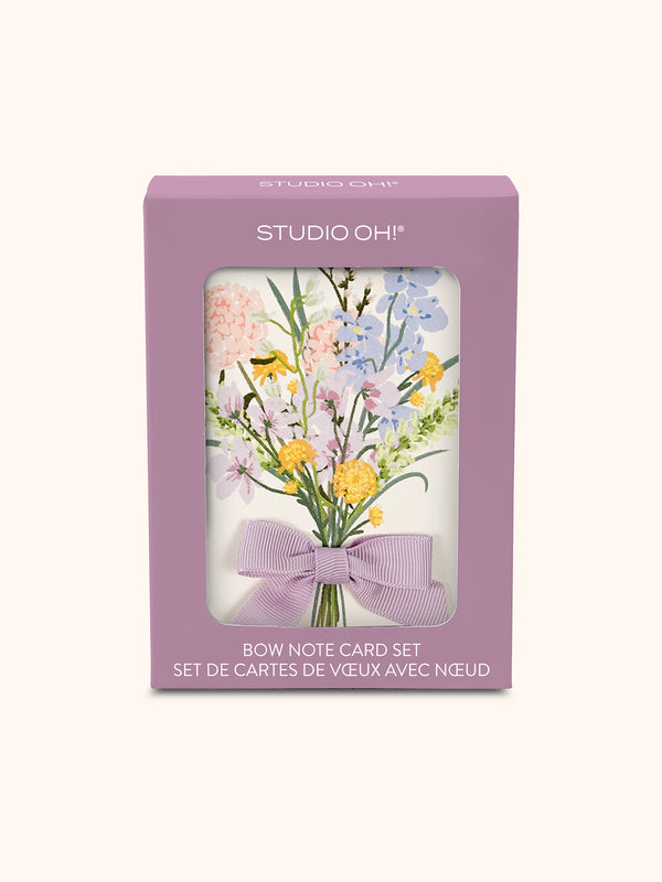 studio oh Blissful Bouquet Bow Note Card Set