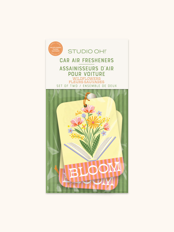 Studio Oh Blooming Book Car Air Freshener