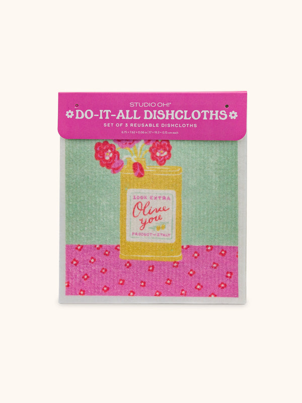studio oh Blossoms & Bows Do-It-All Dishcloths