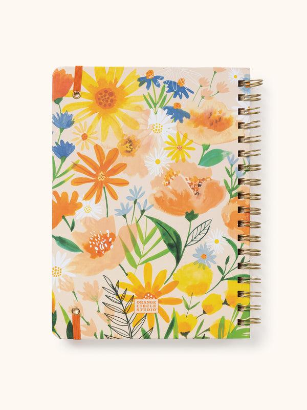 Studio Oh Bold Blossoms Undated Tri-Tab Planner
