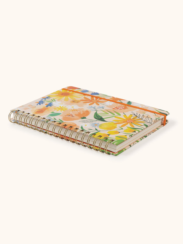 Studio Oh Bold Blossoms Undated Tri-Tab Planner