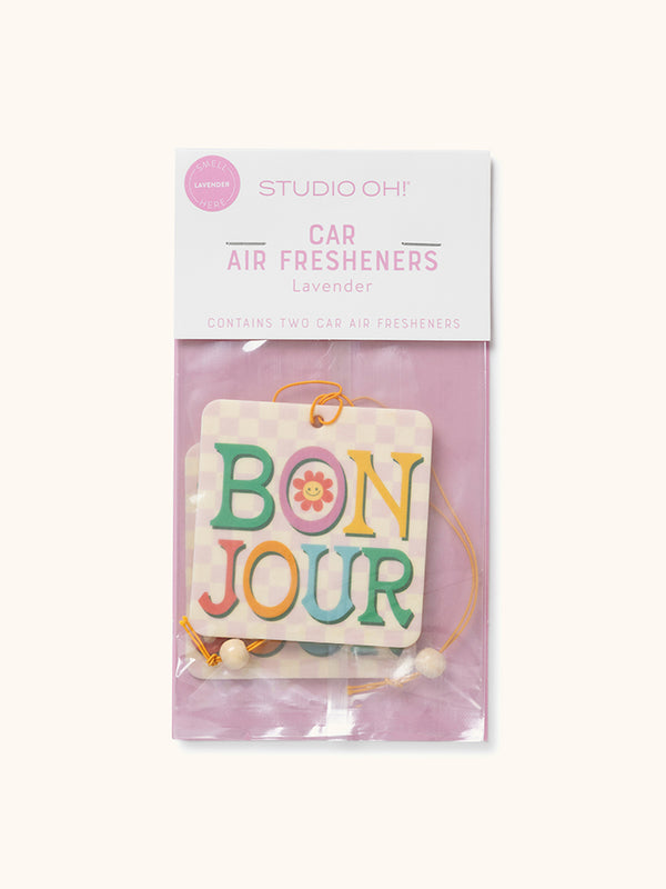 Studio Oh Bonjour Car Air Freshener