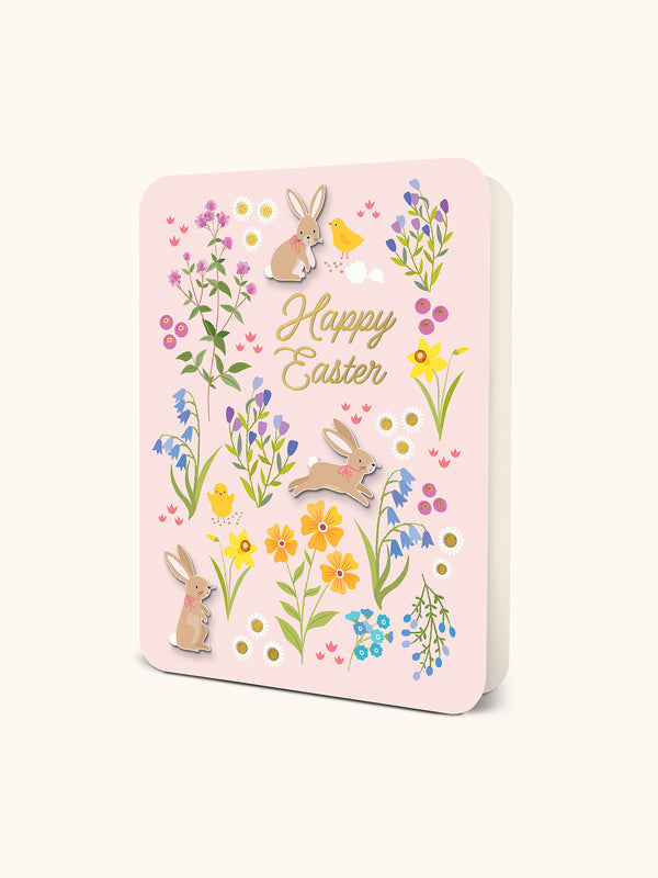 studio oh Bunny Tails Easter Deluxe Greeting Card