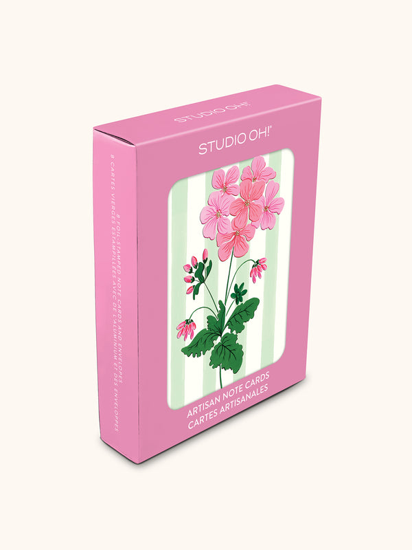 studio oh Cabana Blooms Artisan Note Card Set