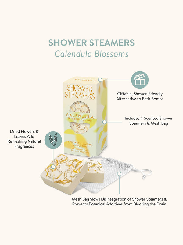 Studio Oh Calendula Blossoms Shower Steamers