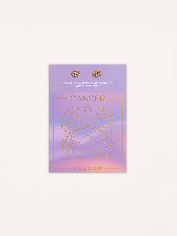 Studio Oh Cancer Zodiac Earrings