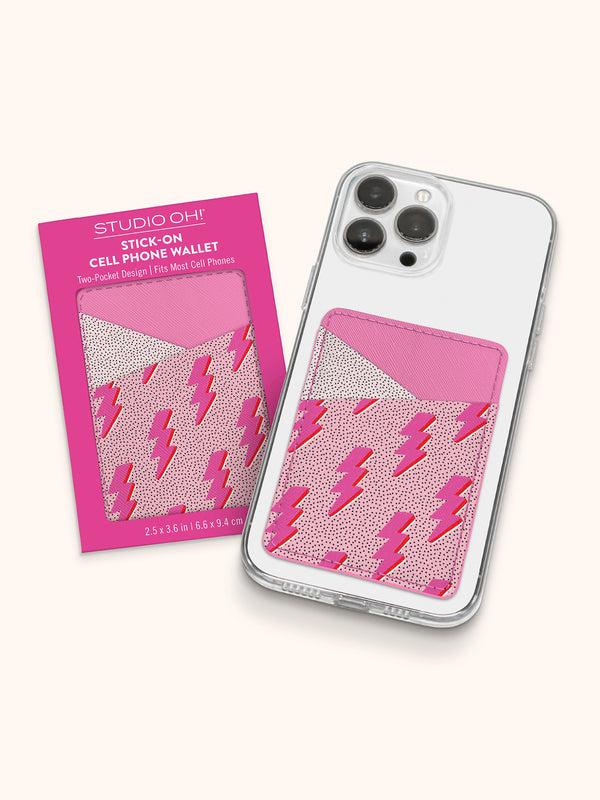 Studio Oh Charged Up Stick-On Cell Phone Wallet