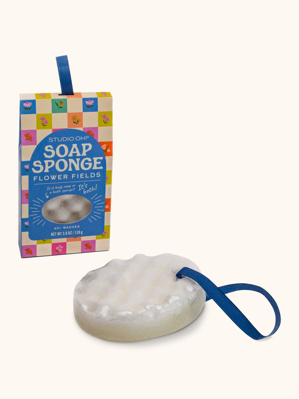 Studio Oh Checkerboard Blooms Soap Sponge