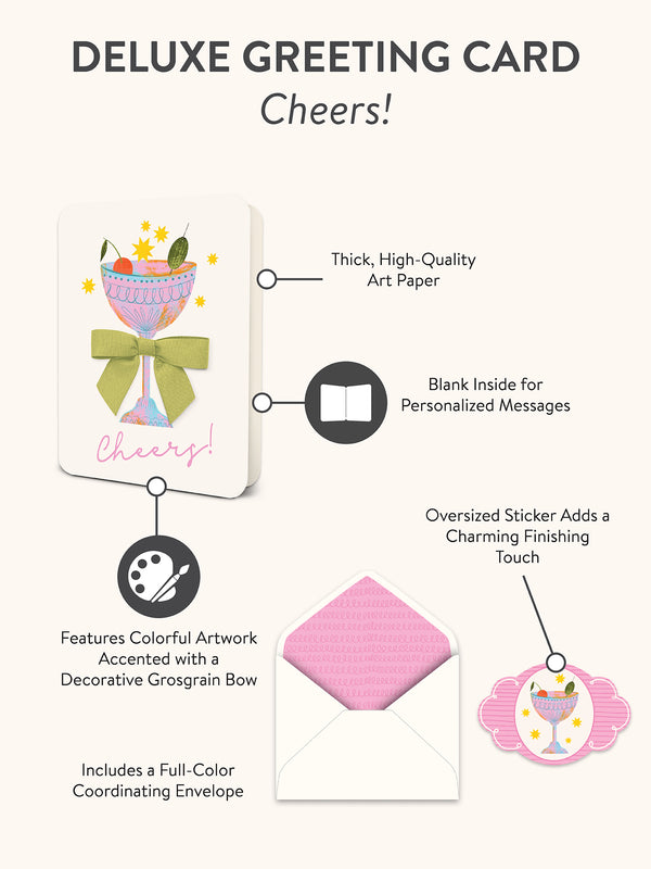 Studio Oh Cheers Deluxe Greeting Cards