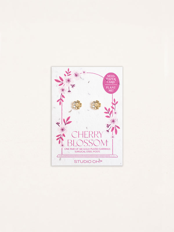 Studio Oh Cherry Blossom Bloom Earrings