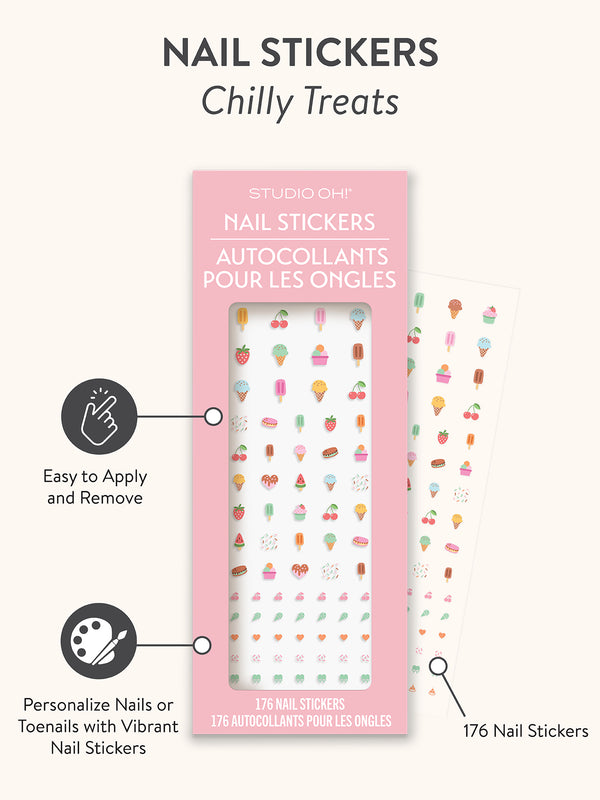 Studio Oh Chilly Treats Nail Stickers