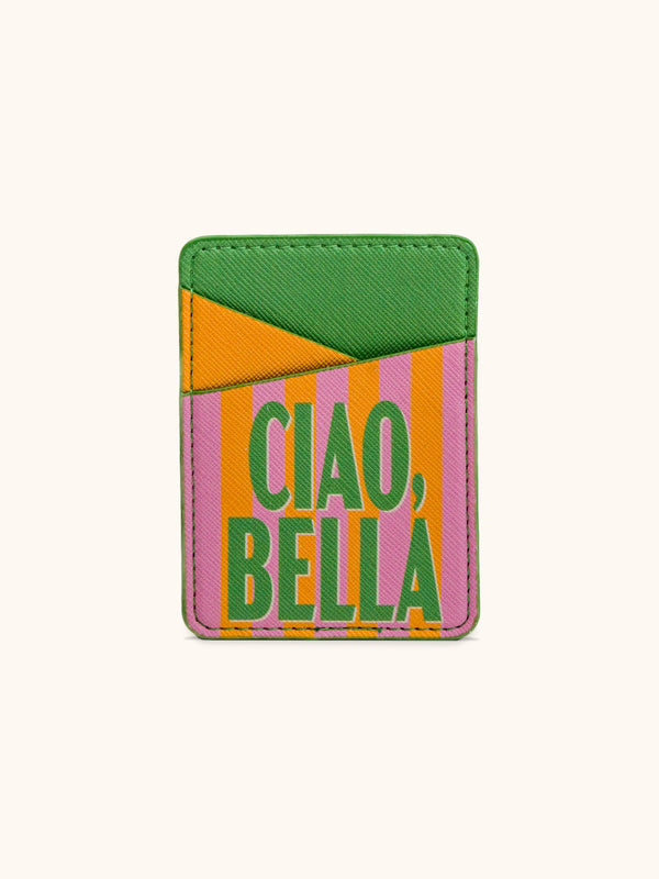 studio oh Ciao Bella Stick-On Cell Phone Wallet