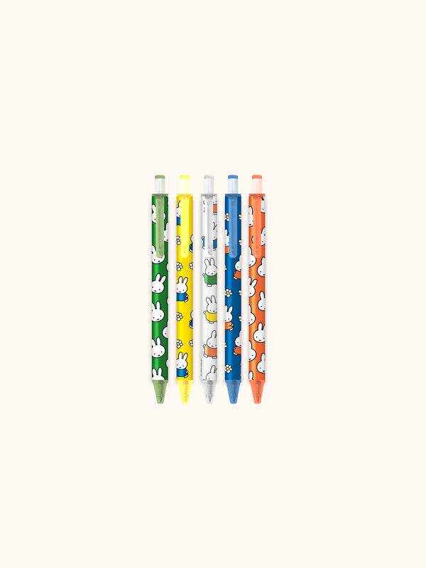 Studio Oh Classic Miffy Soft-Touch Gel Pen Set