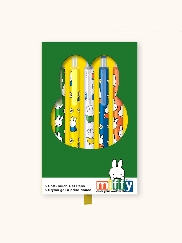studio oh Classic Miffy Soft-Touch Gel Pen Set