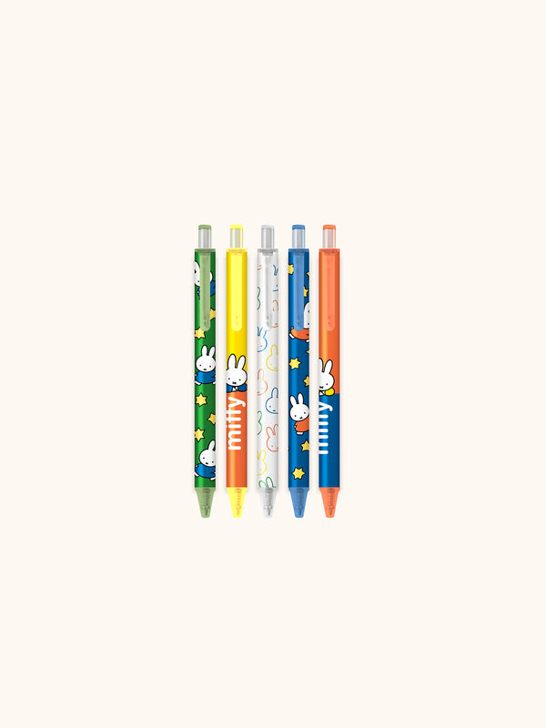 Studio Oh Classic Miffy Too Soft-Touch Gel Pen Set