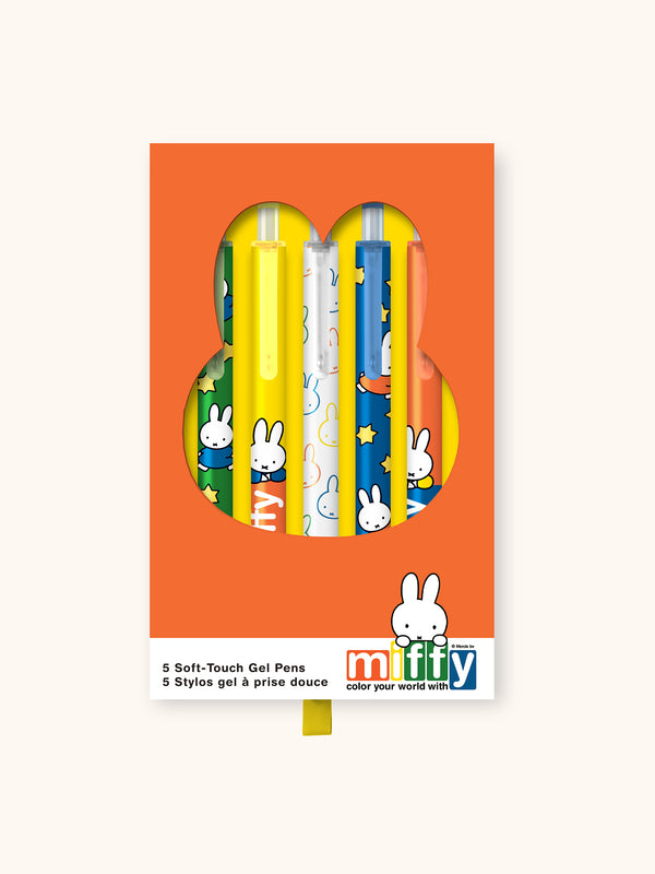 studio oh Classic Miffy Too Soft-Touch Gel Pen Set