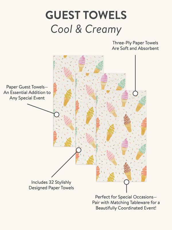 Studio Oh Cool & Creamy Guest Towels