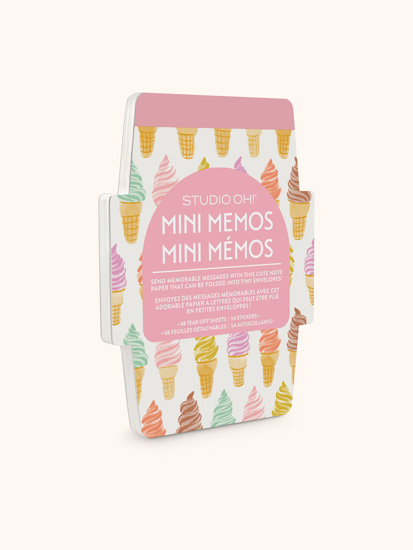 Studio Oh Cool & Creamy Mini Memos With Stickers