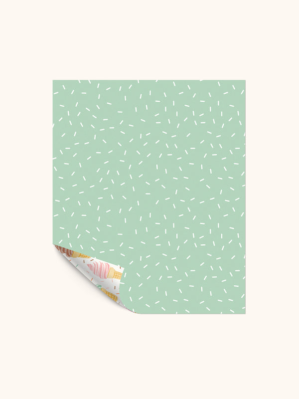 Studio Oh Cool & Creamy Reversible Gift Wrap