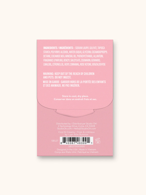 Studio Oh Cool & Creamy Single-Use Soap Sheets