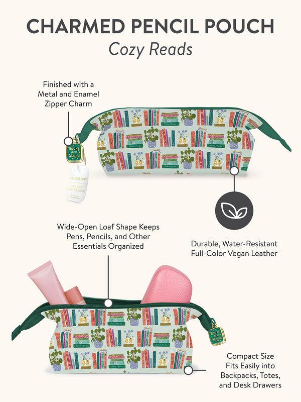 Studio Oh Cozy Reads Charmed Pencil Pouch