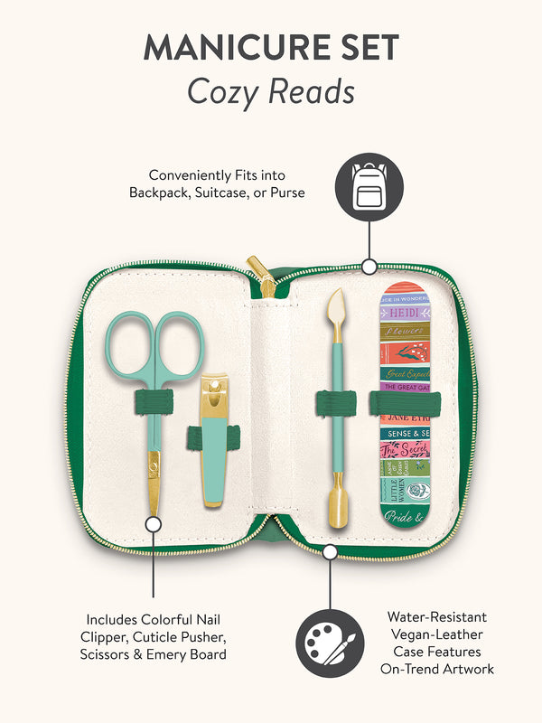 Studio Oh Cozy Reads Manicure Set