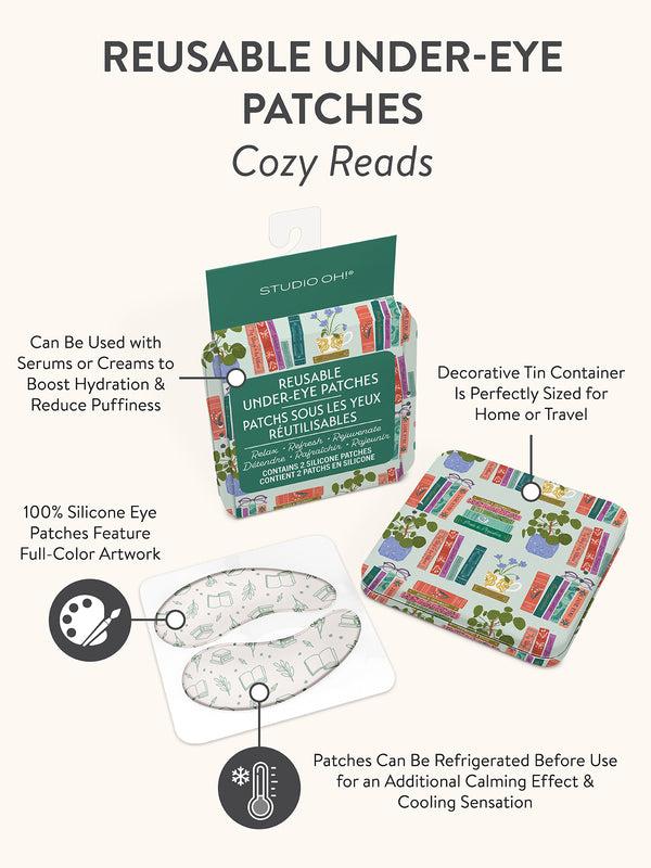 Studio Oh Cozy Reads Reusable Under-Eye Patches