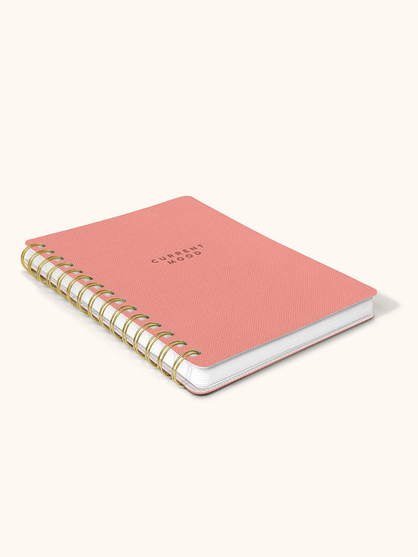 Studio Oh Current Mood (Coral Pink) Agatha Notebook