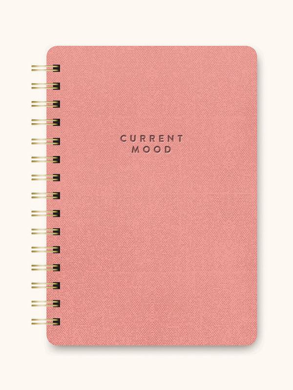 studio oh Current Mood (Coral Pink) Agatha Notebook