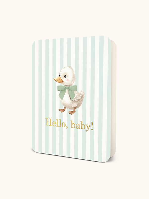 studio oh Cute Waddle Baby Deluxe Greeting Card