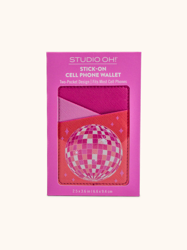 Studio Oh Dancing Queen Stick-On Cell Phone Wallet