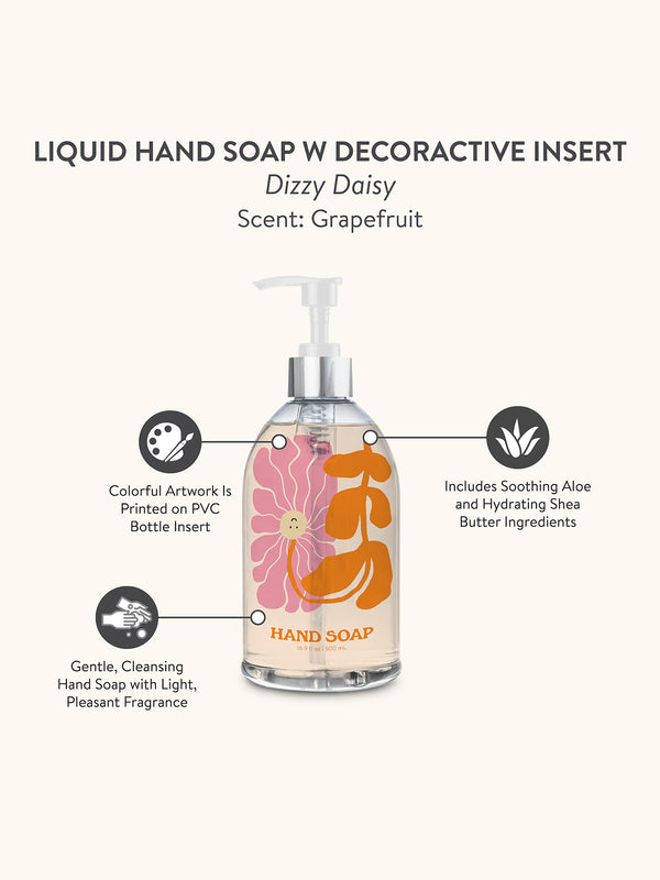 Studio Oh Dizzy Daisy Liquid Hand Soap