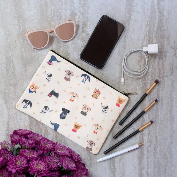 Studio Oh Doggone Cute Large Zippered Pouch