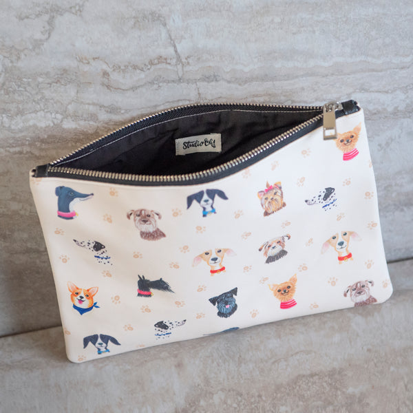 Studio Oh Doggone Cute Large Zippered Pouch
