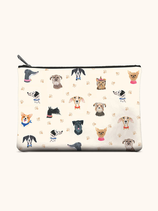 studio oh Doggone Cute Large Zippered Pouch