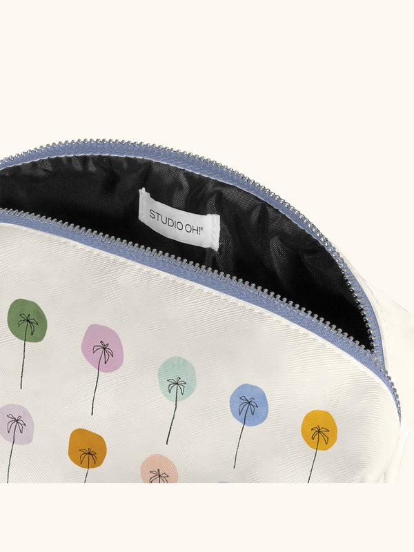 Studio Oh Dotted Palms Loaf Cosmetic Bag