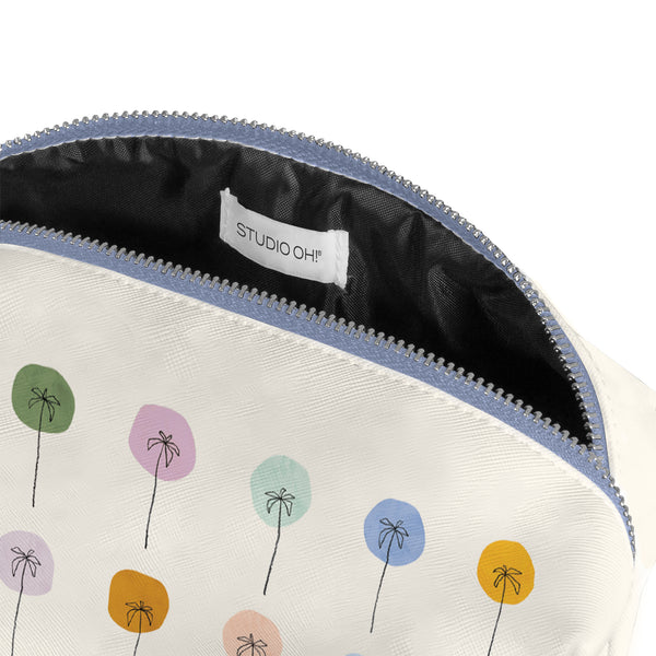 Studio Oh Dotted Palms Loaf Cosmetic Bag