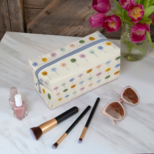 Studio Oh Dotted Palms Loaf Cosmetic Bag