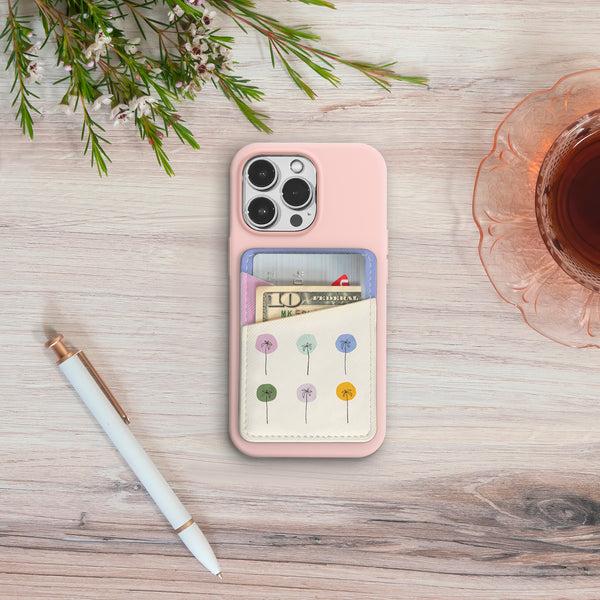 Studio Oh Dotted Palms Stick-On Cell Phone Wallet