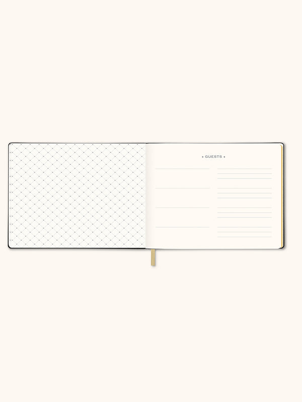 Studio Oh Ebony Elegance Guest Book