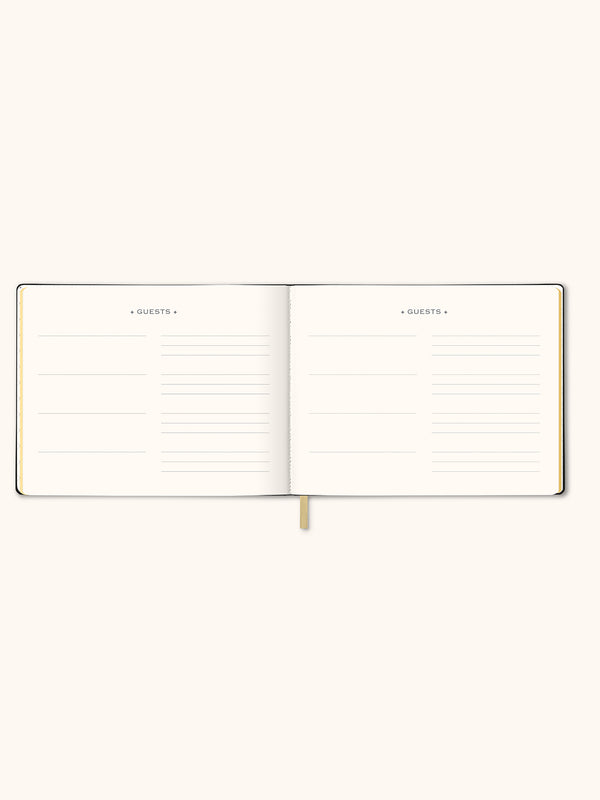 Studio Oh Ebony Elegance Guest Book