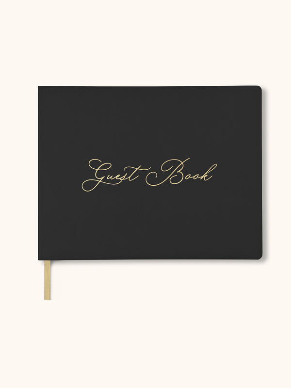 studio oh Ebony Elegance Guest Book