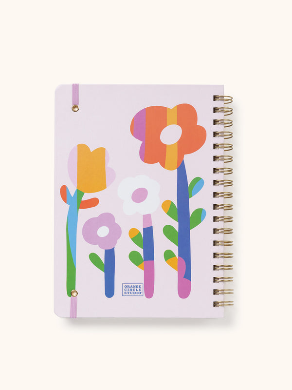 Studio Oh Faire Flowers Undated Tri-Tab Planner