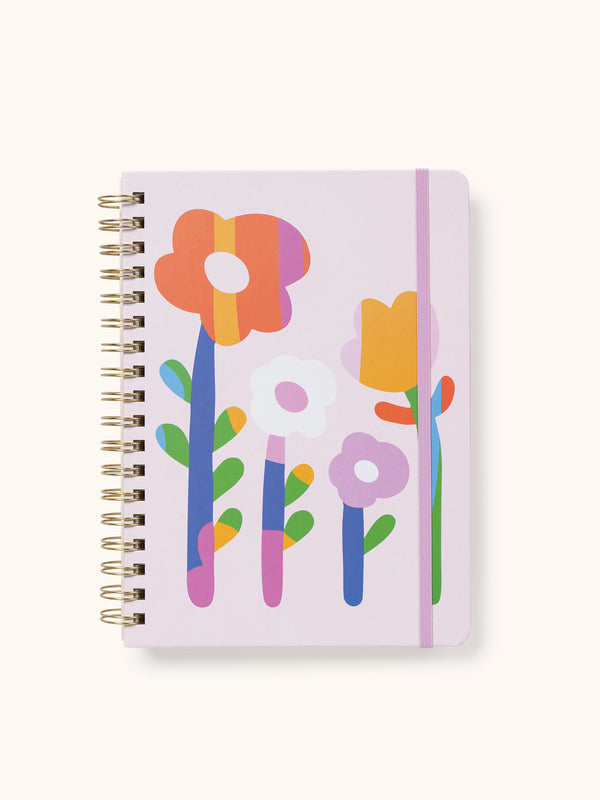 studio oh Faire Flowers Undated Tri-Tab Planner
