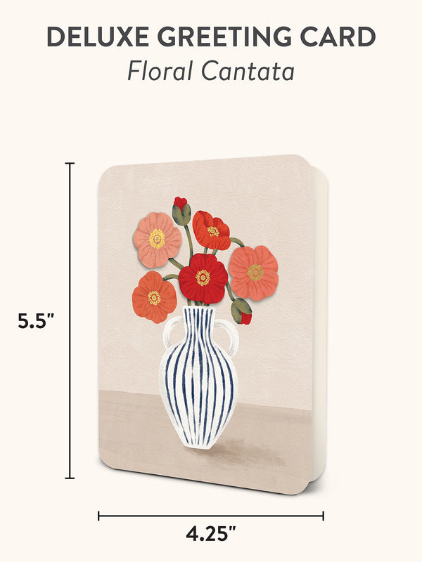 Studio Oh Floral Cantata Deluxe Greeting Cards