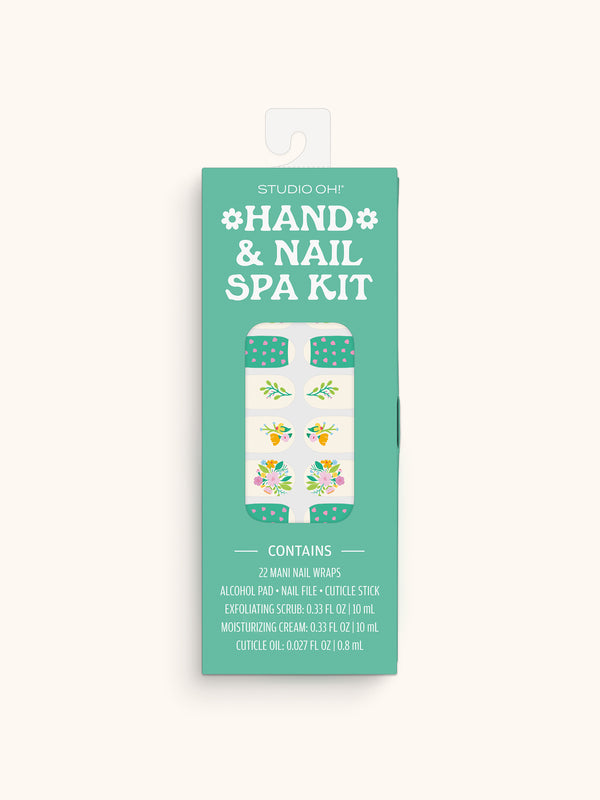 studio oh Floral Rush Hand & Nail Spa Kit
