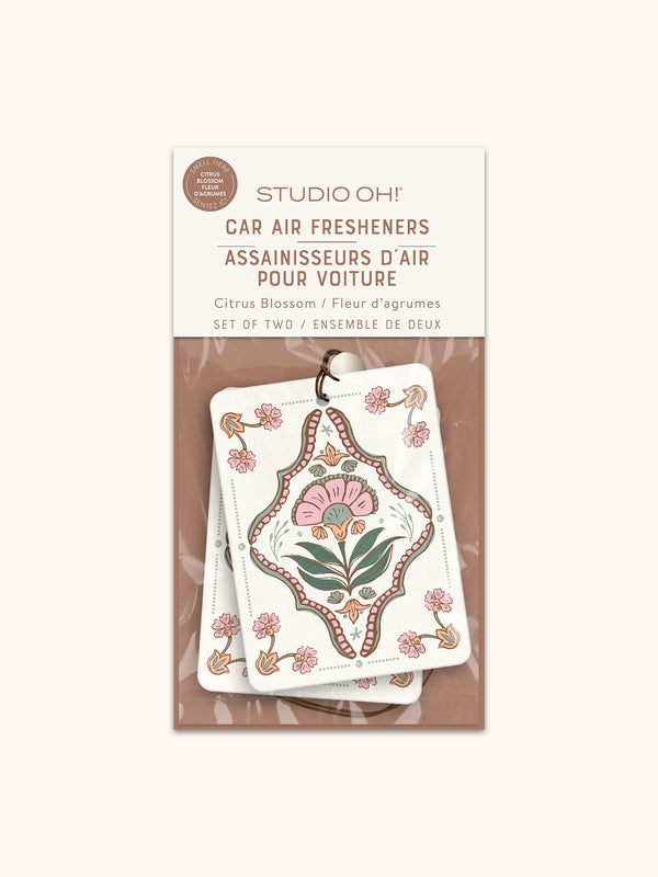 studio oh Floral Tapestry Car Air Freshener