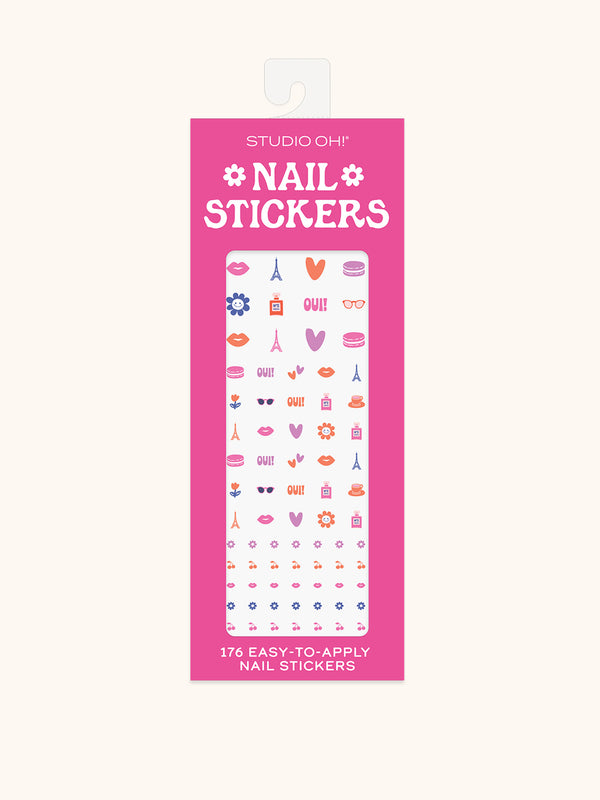 studio oh French Adventure Nail Stickers