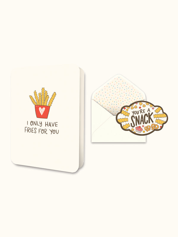 studio oh Fries for You Deluxe Greeting Card
