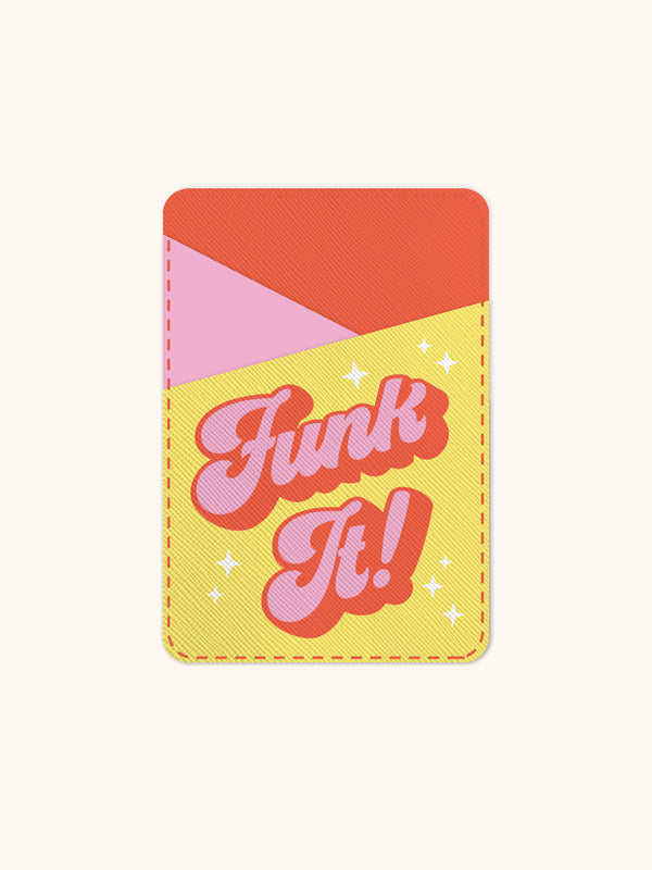 studio oh Funk It Stick-On Cell Phone Wallet